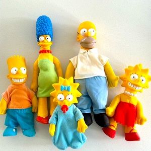 The Simpsons 1990 Plush Doll Set